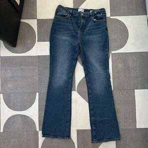 Frame NWT Le Mini Boot Mid-rise Jeans In Kerwin size 33